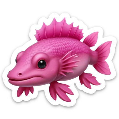 Axolotl sticker