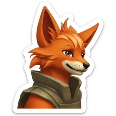Kurama-Renard sticker
