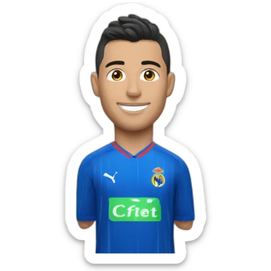 Ronaldo in Getafe CF sticker