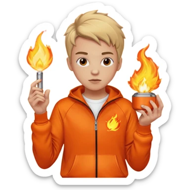 new kids style (dutch) groote vuurbal jonge, know your classic. new kids like the sketches and turbo and nitro movies sticker