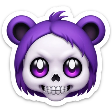 Kuromi animado  sticker