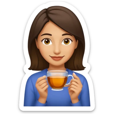 🧘🏼‍♀️🍵😌 sticker