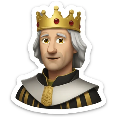 king baldwin IV sticker