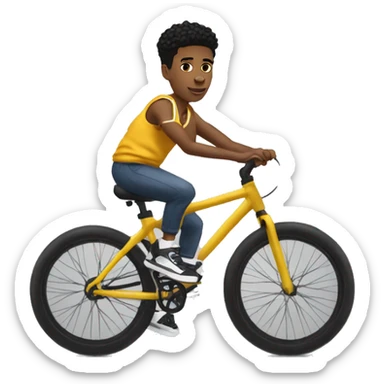 Nba youngboy sur un velo sticker