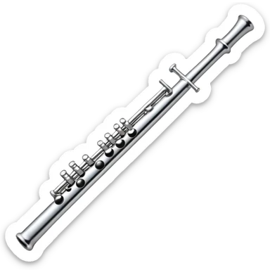 Silver C Flute sticker