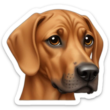 dog-ridgeback sticker