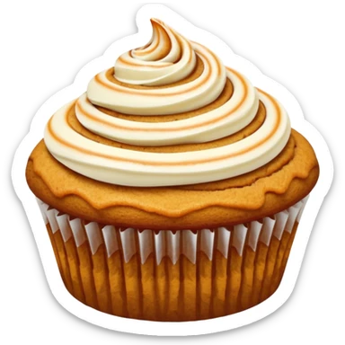 Pumpkin Spice Swirl Cupcakes sticker