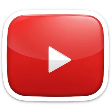 red YouTube logo sticker