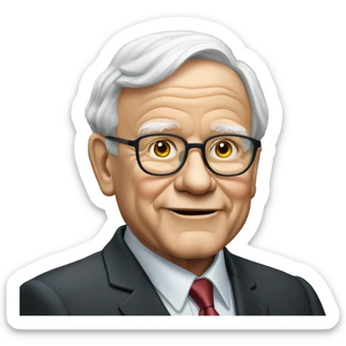 Warren Buffet sticker