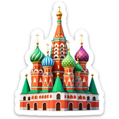 Little St. Basil's Cathedral sticker