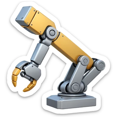 emoji about robot arm with block sticker