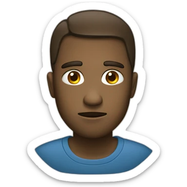 Un emojis triste sticker