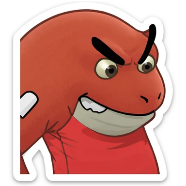 Red colour 18 rcb jersy sticker