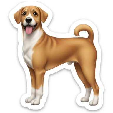 I want a dog who has a big bum sticker
