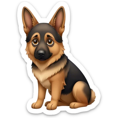 German shepherd  sticker