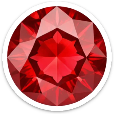 Emoji piedra rubi sticker