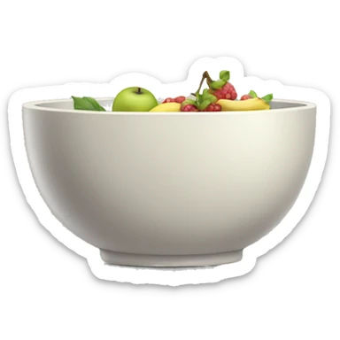 fruit bowl sticker