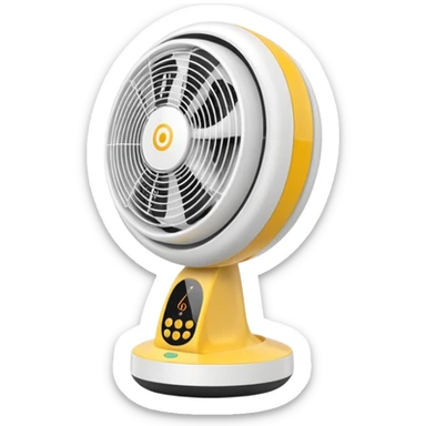 tower fan oscillating sticker