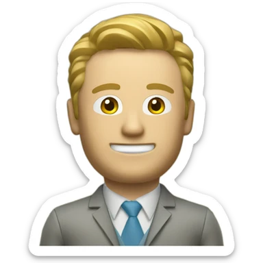 David Baszucki (founder & CEO of Roblox) sticker