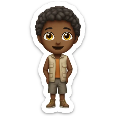 Demetra as a boy sticker