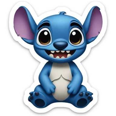 Stitch sticker