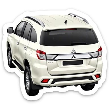 Mitsubishi Pajero sport - Mitsubishi (Model Year: 2021) (Iconic colour: White) sticker