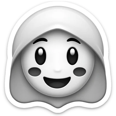 the classic fast forward emoji ⏩  in black and white sticker