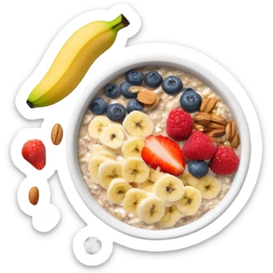 Overnight oats sticker