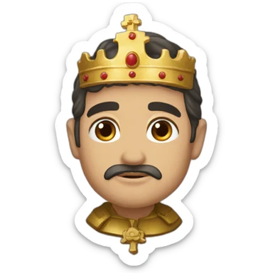 Cruz de borgoña sticker