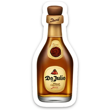 Don Julio alcohol bottle sticker