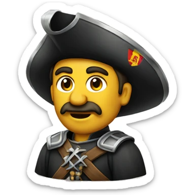 Spanish Conquistador sticker