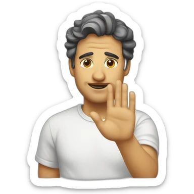 Italian-pinch sticker