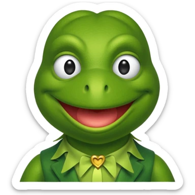 Kermit the frog sticker