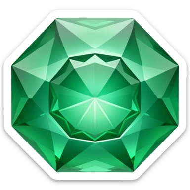 Emerald sticker