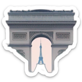 Champs-Elysées sticker