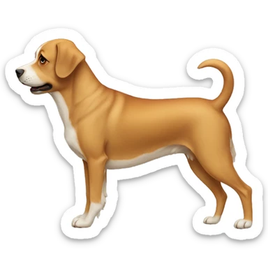 Dog on dog on dog on dog sticker