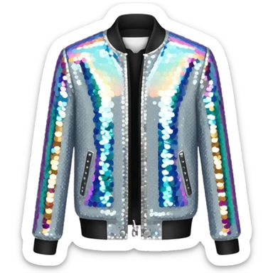 sparkling jacket sticker