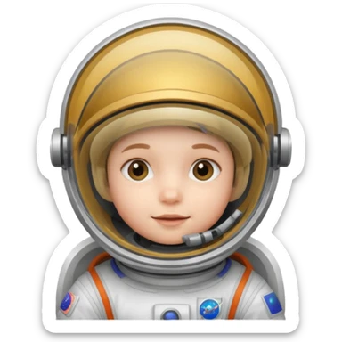 child astronout sticker