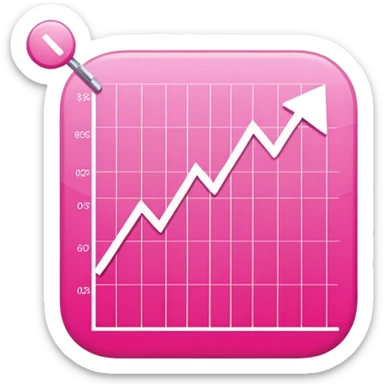 pink graphic stats sticker
