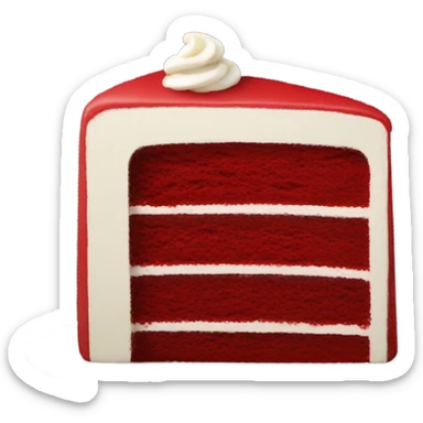 red velvet cake sticker