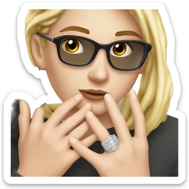 Bague de fiançailles sticker