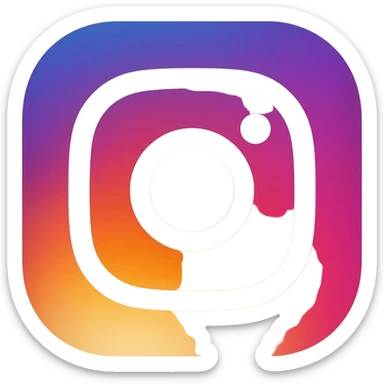 Instagram icon sticker