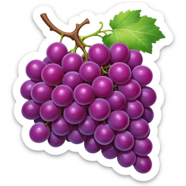 purple grape sticker