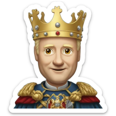 king harald V sticker