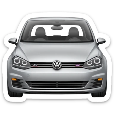 VW Golf velocity sticker