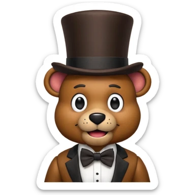 Freddy fazbear sticker