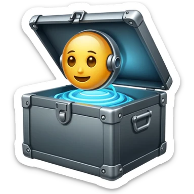 AI in a box sticker