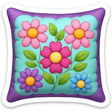 colorful pillow  sticker