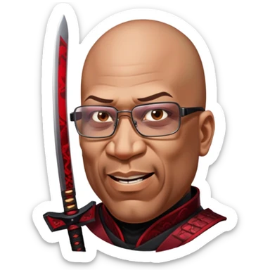 Fierce Samurai sticker