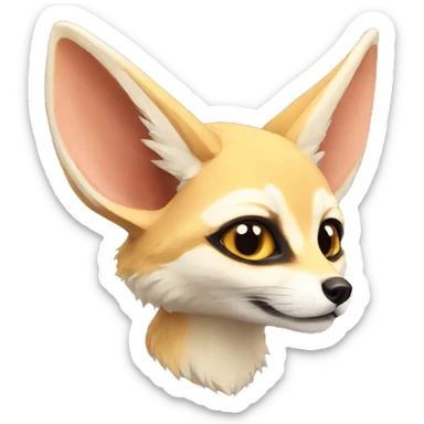 Fennec fox sticker